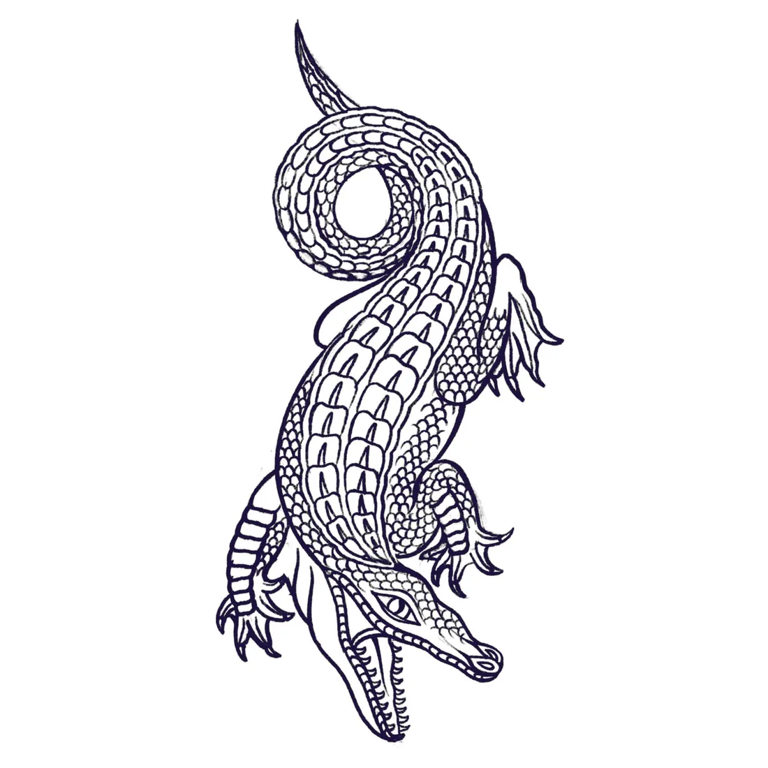 Alligator — F.12, disponible — pièce unique 1/1
